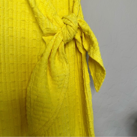 Zara Yellow Romper Skort Wrap Up, size small - Picture 8 of 16
